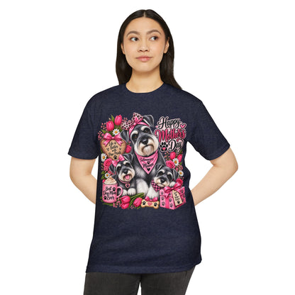 Mother's Day Schnauzer T-Shirt — Happy Mother's Day Dog Mom Tee