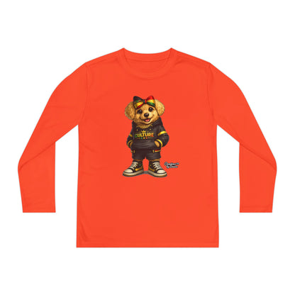 Kids Teddy Bear Graphic Long Sleeve Tee — 'Future' Hoodie Design