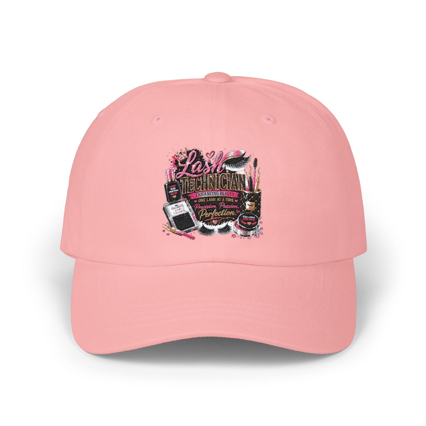 Classic Dad Cap - Retro Pink Flamingo Beach Graphic Hat