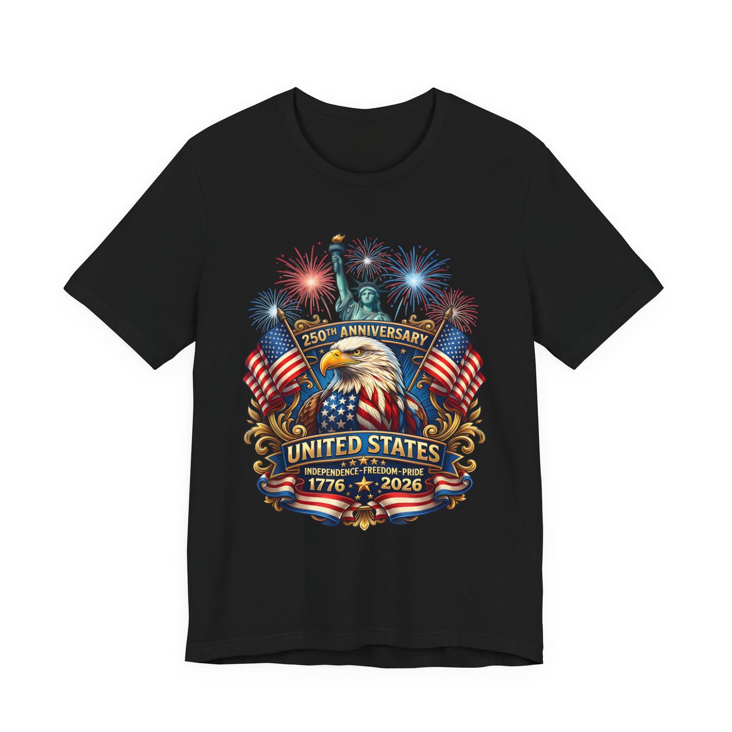 250th Anniversary United States Eagle T-Shirt – 1776–2026 Patriotic Tee