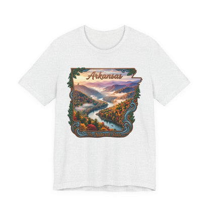 Arkansas Scenic River Tee — The Natural State Retro Landscape T-Shirt