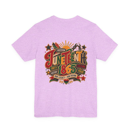 Juneteenth 1865 Celebration T-Shirt — Freedom, Unity & Pride Tee