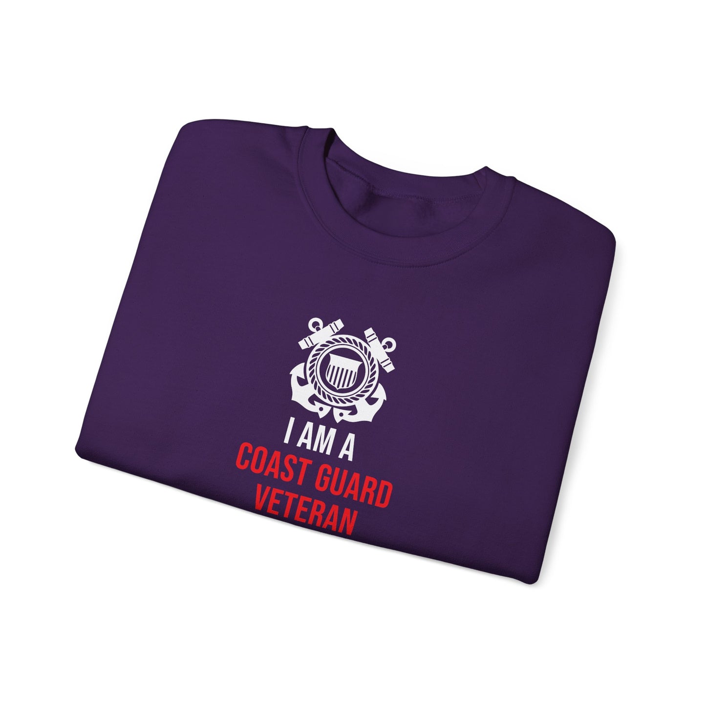 I Am A Coast Guard Veteran Like My Father Before Me Sweatshirt