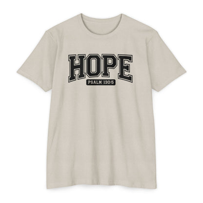 Hope Psalm 130:5 T-Shirt — Inspirational Faith Tee