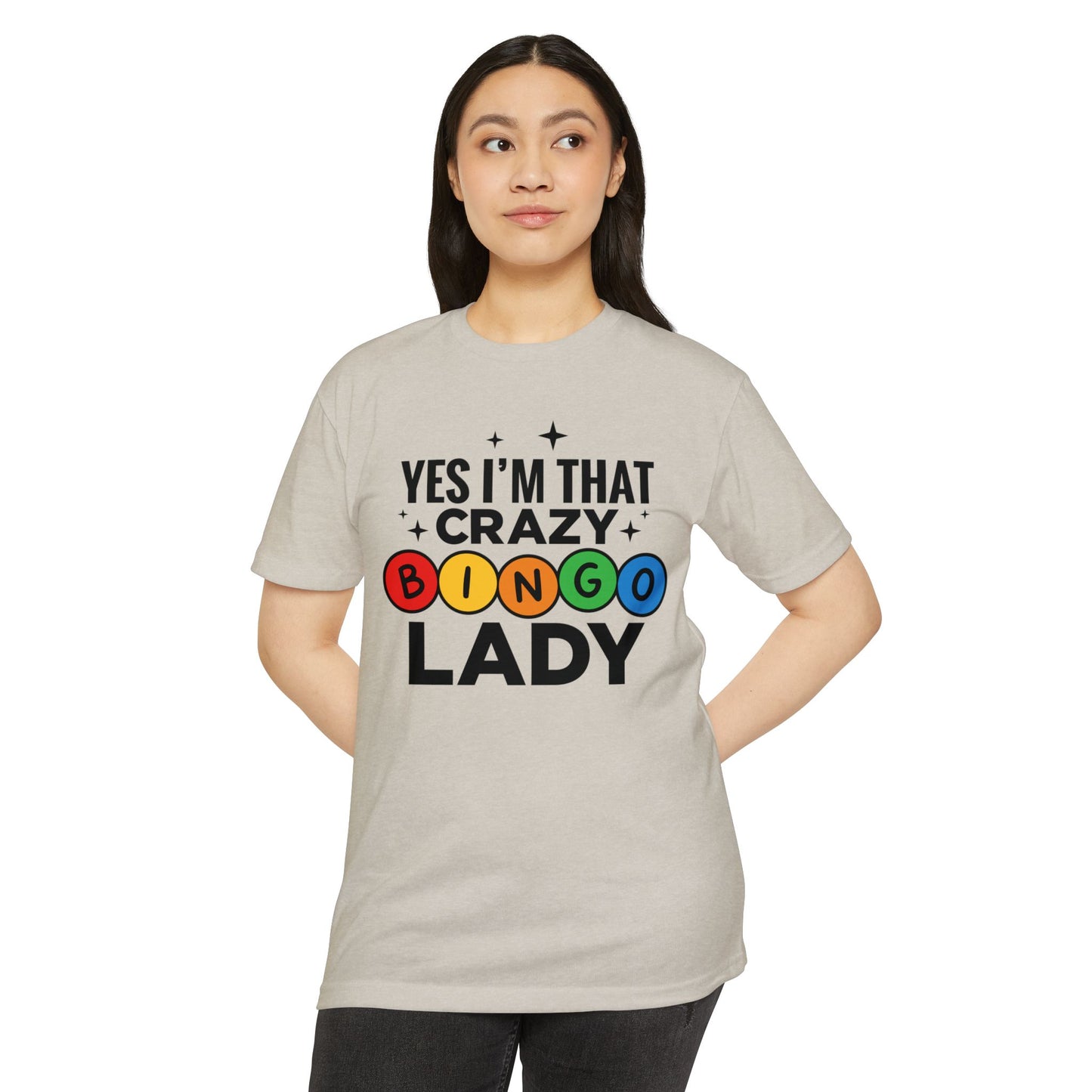 Bingo Lady T-Shirt — "Yes I'm That Crazy Bingo Lady" Funny Graphic Tee
