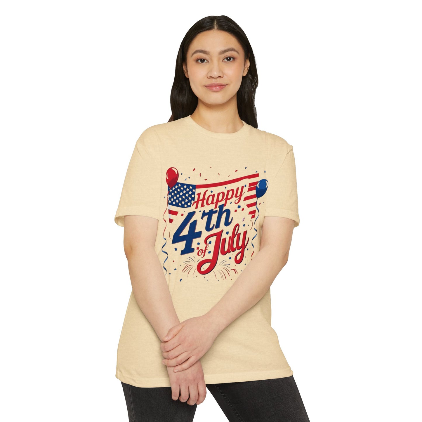 Happy 4th of July T-Shirt — Patriotic Independence Day Tee