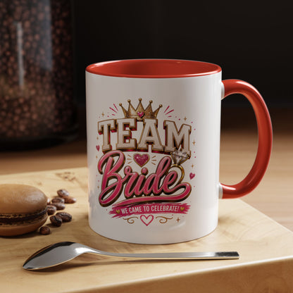 Team Bride Coffee Mug — 'Team Bride' Bachelorette Accent Mug (11/15oz)