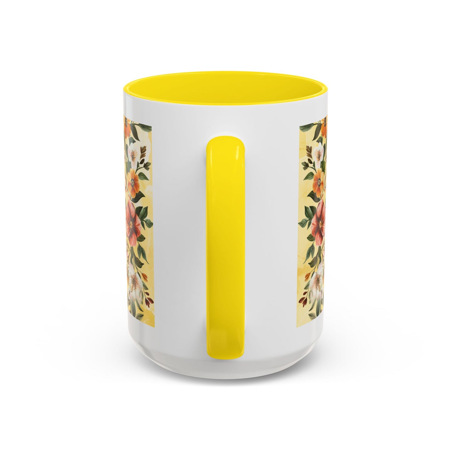 She Is Mom Floral Accent Coffee Mug — 'She is Peace, She is Home' Mother's Day Gift