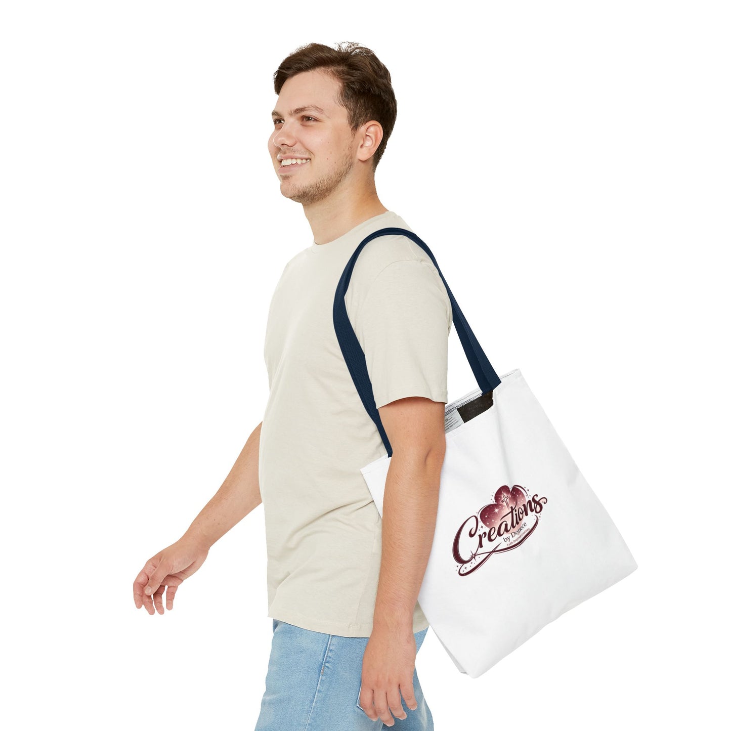Creations Floral Logo Tote Bag – Branded Reusable Shopping & Gift Tote