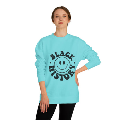 Black History Smiley Crewneck Sweatshirt