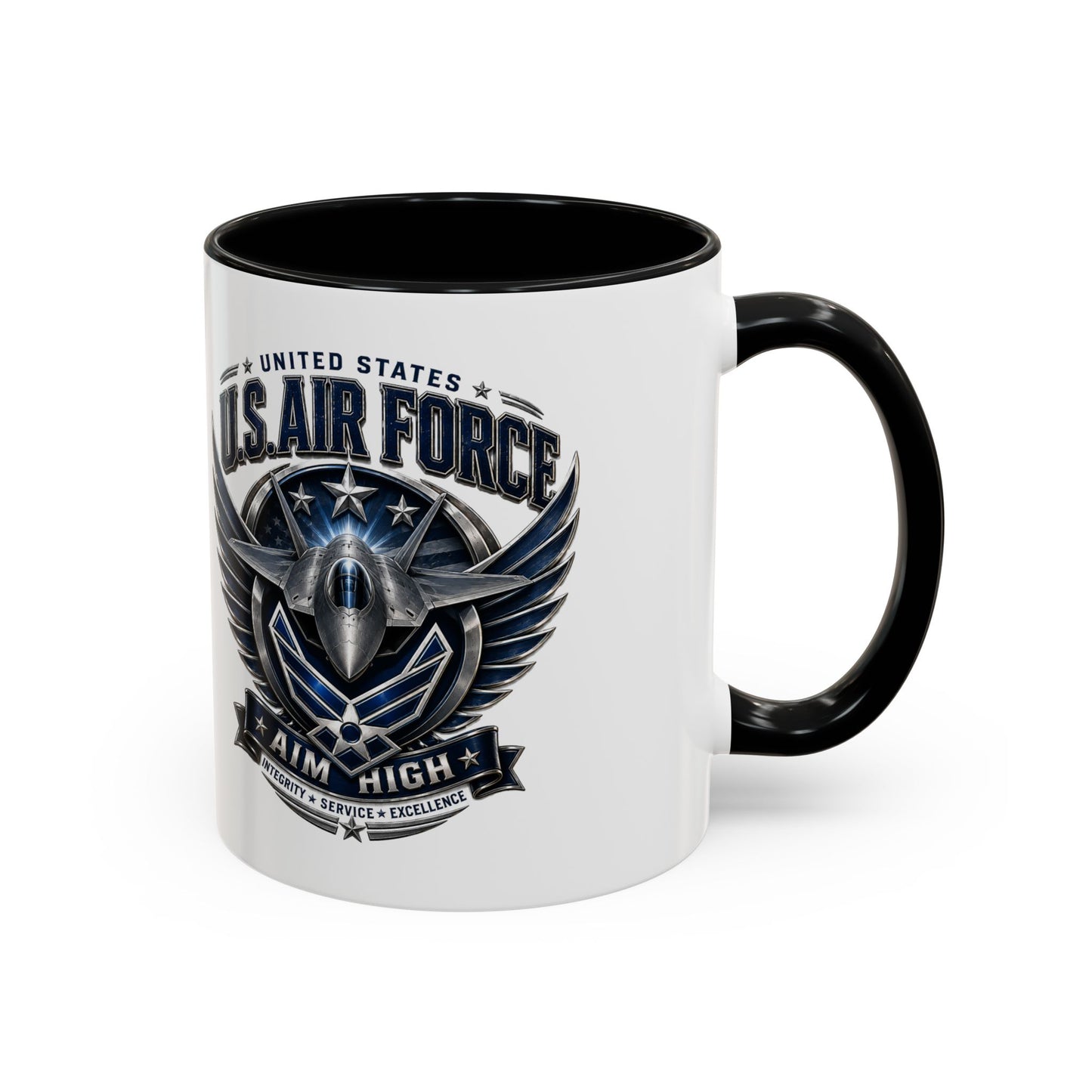 U.S. Air Force Aim High Accent Coffee Mug (11/15oz)