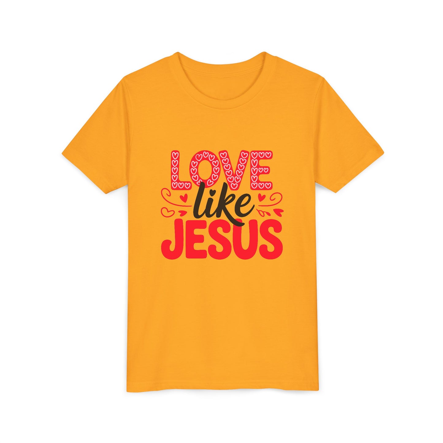 Youth Tee - "Love Like Jesus" Christian Kids Shirt