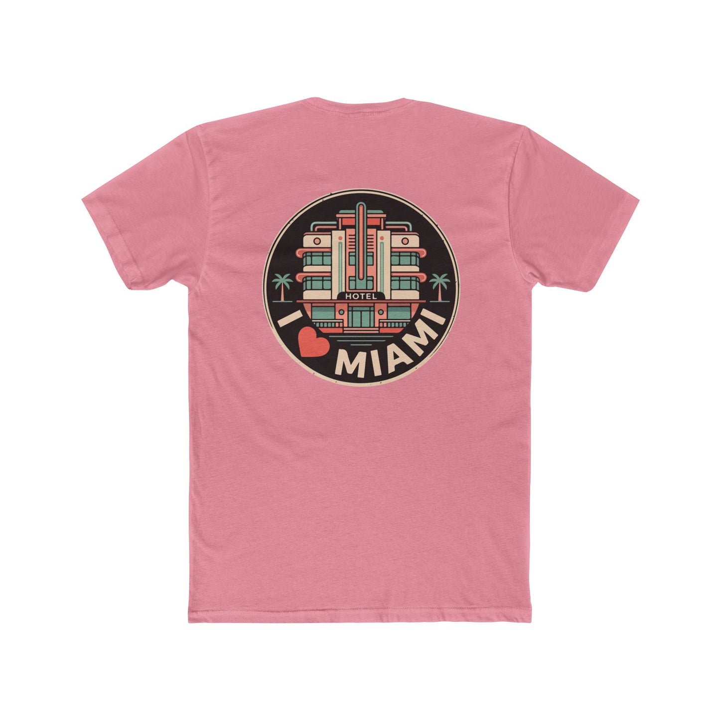 Miami Art Deco T‑Shirt — I  Miami Retro Travel Tee