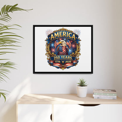 Matte Canvas, Framed (Multi-color)