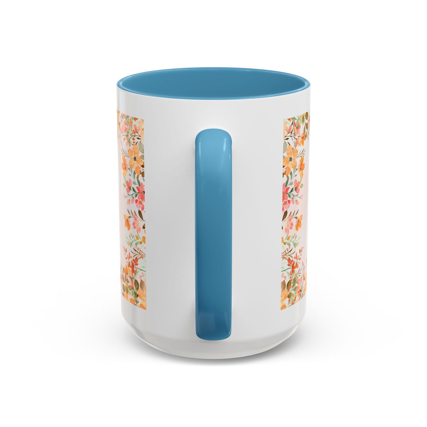 Life Began With You Mom Floral Accent Coffee Mug