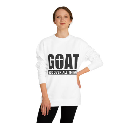 GOAT "God Over All Things" Sweatshirt - Christian Crewneck