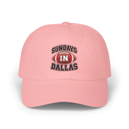Dad Cap — 'Sundays in Dallas' Football Embroidered Hat