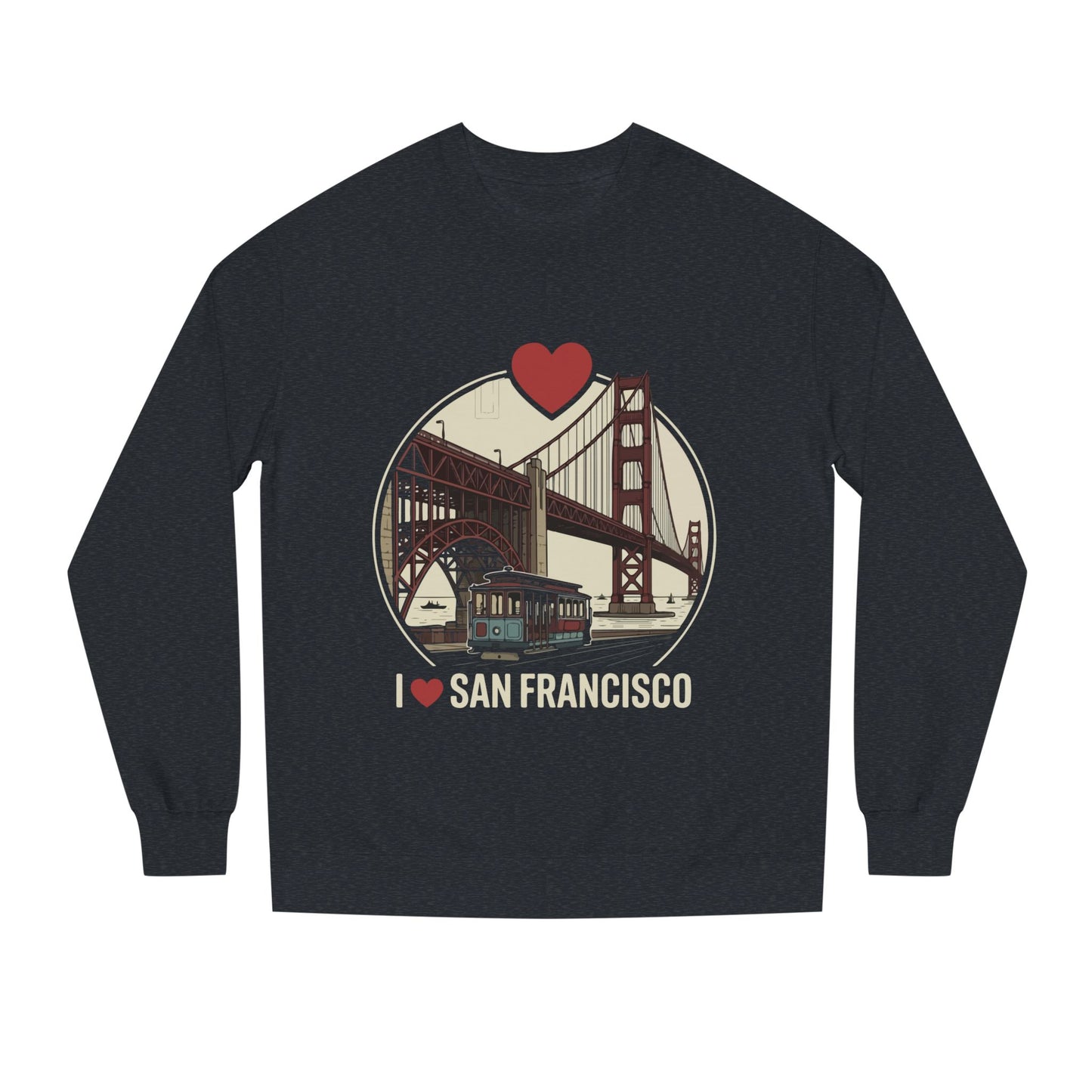 San Francisco Sweatshirt – I  San Francisco Golden Gate Bridge Crewneck