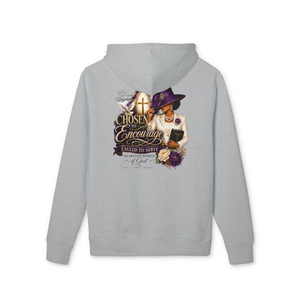 Faithful Encourager Hoodie — "Chosen to Encourage" Christian Inspirational Pullover