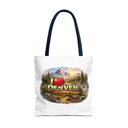 I  Denver Scenic Tote Bag — Colorado Mountain Travel Souvenir