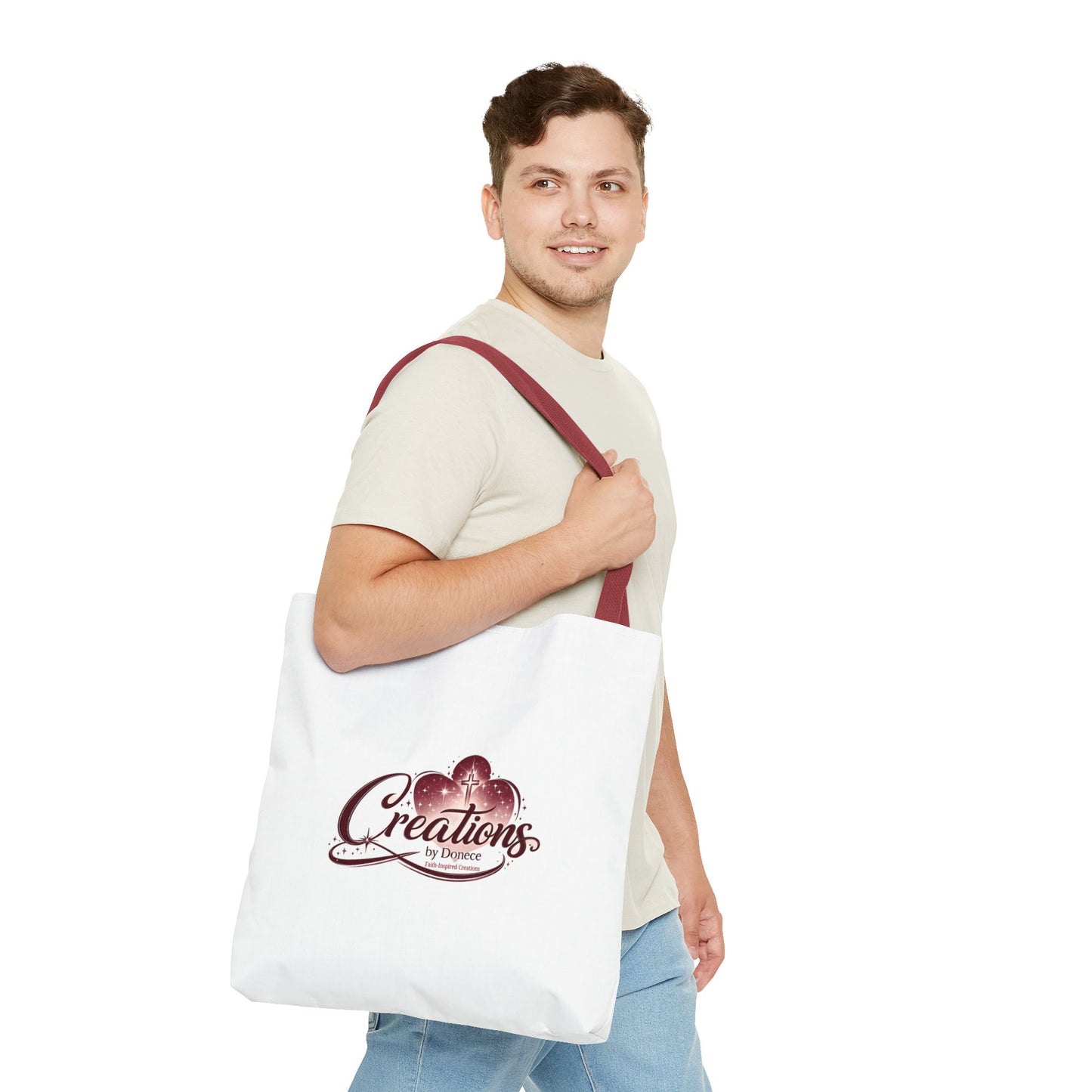 Creations Floral Logo Tote Bag – Branded Reusable Shopping & Gift Tote