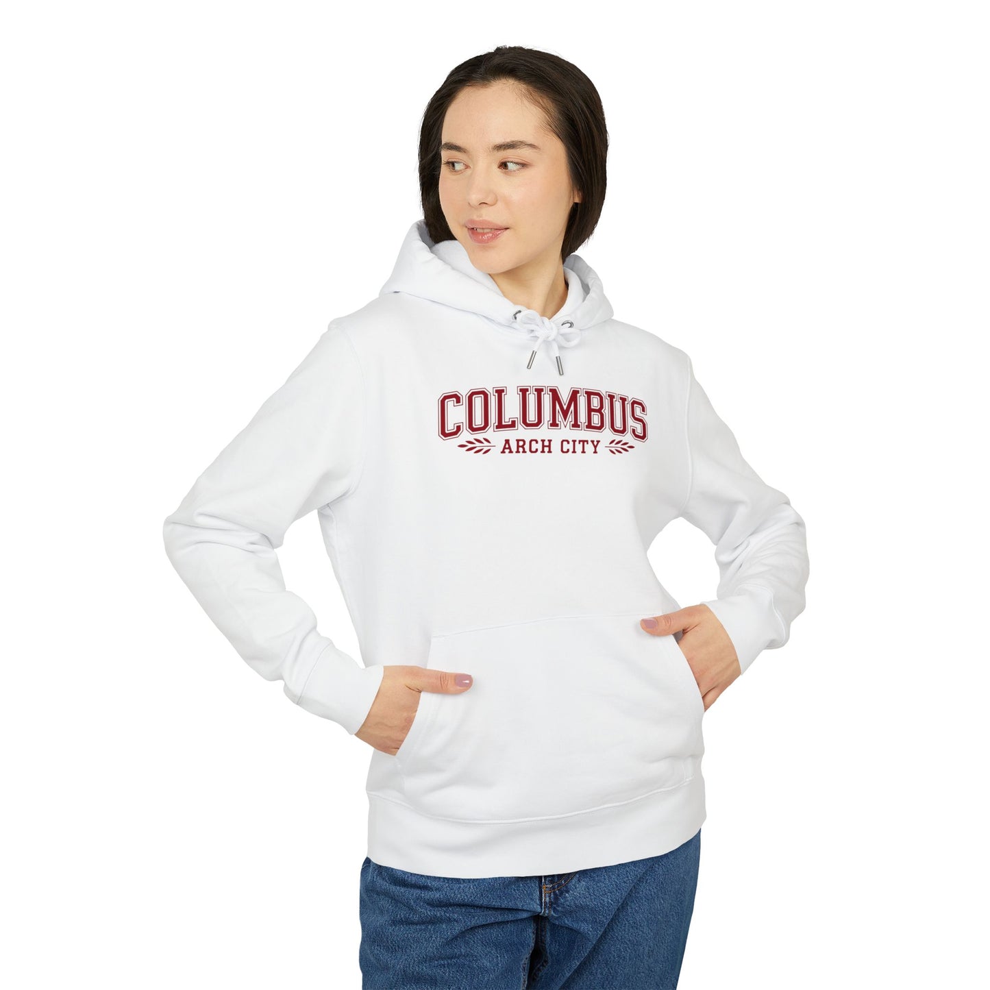 Columbus Arch City Hoodie — Vintage Collegiate City Sweatshirt