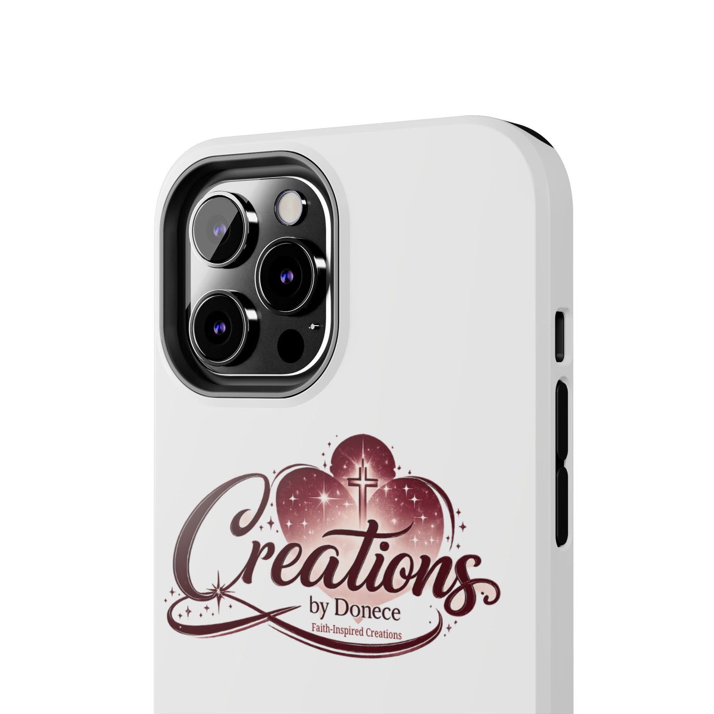 Tough Phone Case — "Creations by Donece" Logo Protective Phone Cover
