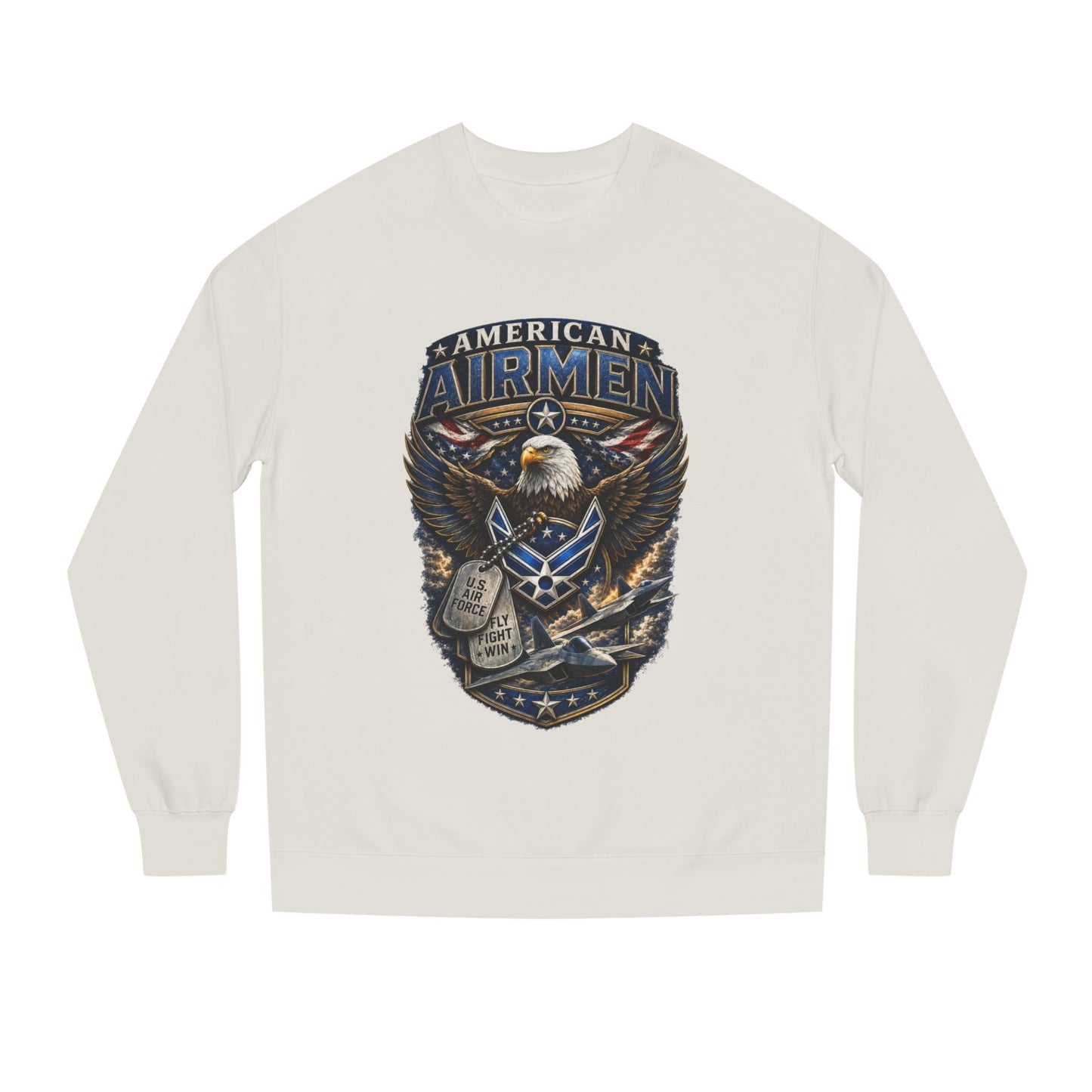 American Airmen Eagle Sweatshirt — Patriotic Air Force Crewneck