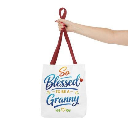 So Blessed to Be a Granny Tote Bag — Gift Tote for New Grandmothers