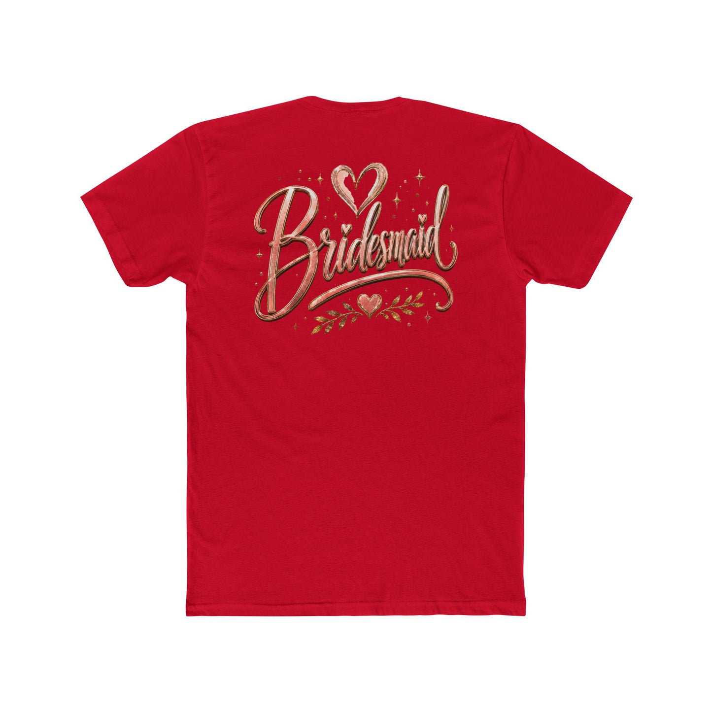 Bridesmaid Rose Gold Script T-Shirt