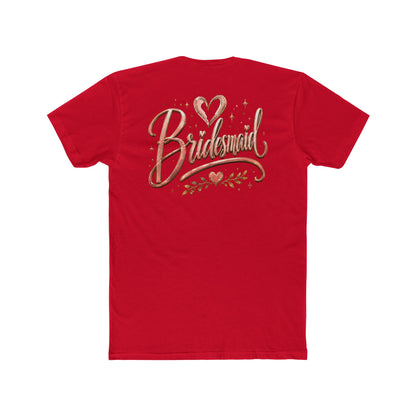 Bridesmaid Rose Gold Script T-Shirt
