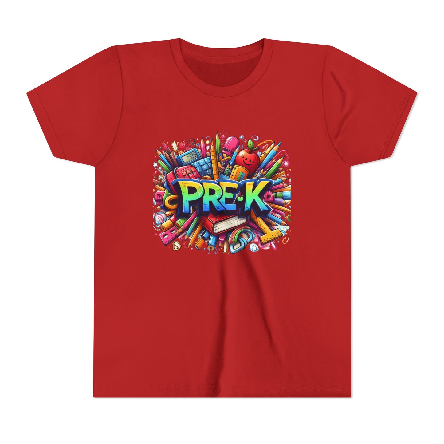 PRE-K Kids Tee — Colorful Back-to-School Pre-K Shirt for Preschoolers