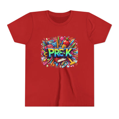PRE-K Kids Tee — Colorful Back-to-School Pre-K Shirt for Preschoolers