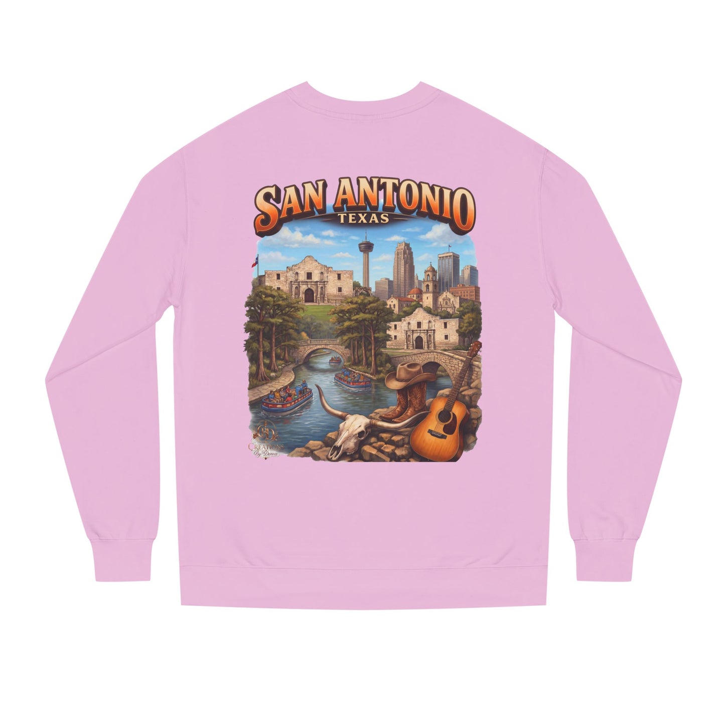 San Antonio Riverwalk Sweatshirt — Texas Travel Scenic Crewneck