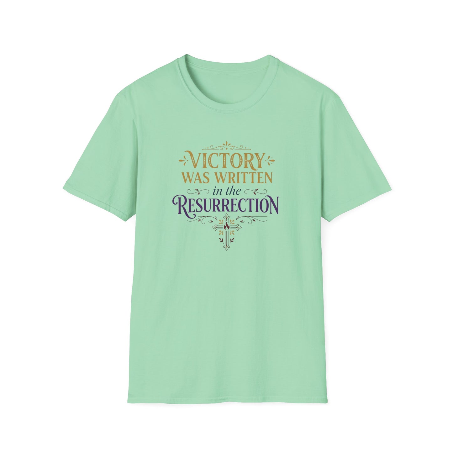 "Victory Was Written in the Resurrection" T-shirt