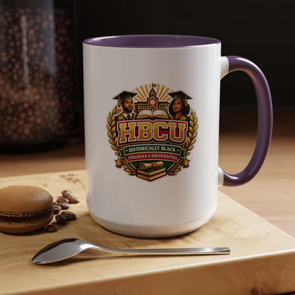 HBCU Pride Accent Coffee Mug — Historically Black Colleges & Universities Graduation Gift