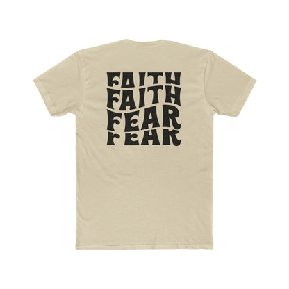 Faith Over Fear T‑Shirt — Bold Retro Typography Spiritual Tee