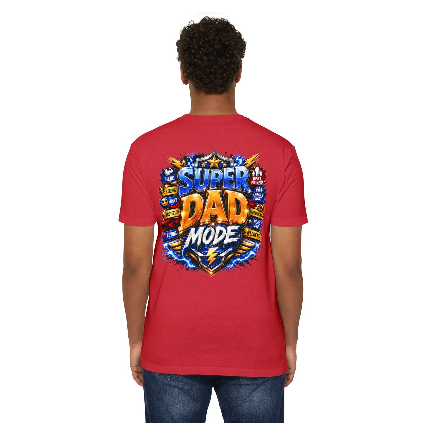 Super Dad Mode T-Shirt — Bold Father’s Day Graphic Tee