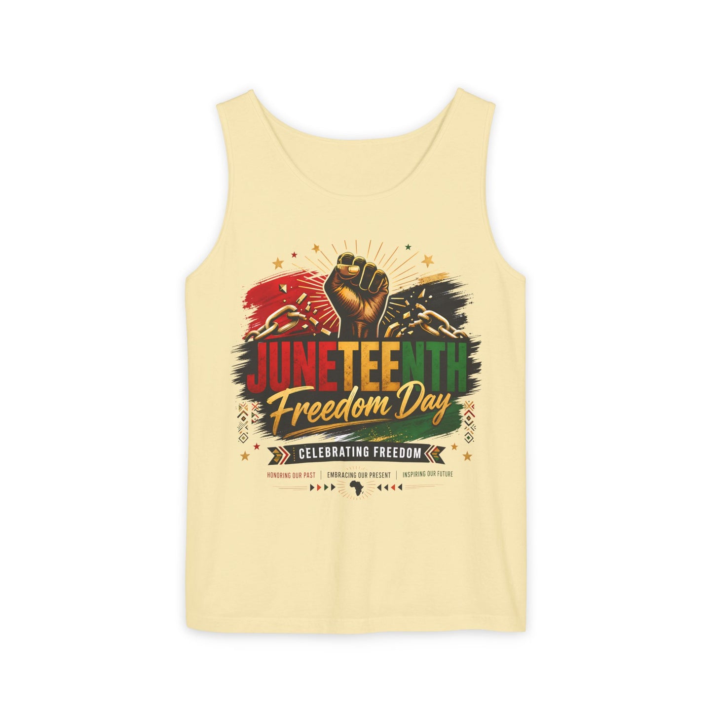 Juneteenth Freedom Day Tank Top — Celebrating Freedom Graphic