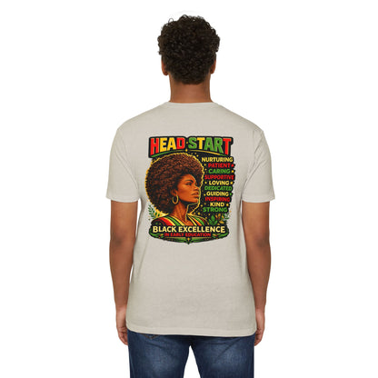 Head Start Black Excellence T-Shirt — Afrocentric Inspirational Graphic Tee