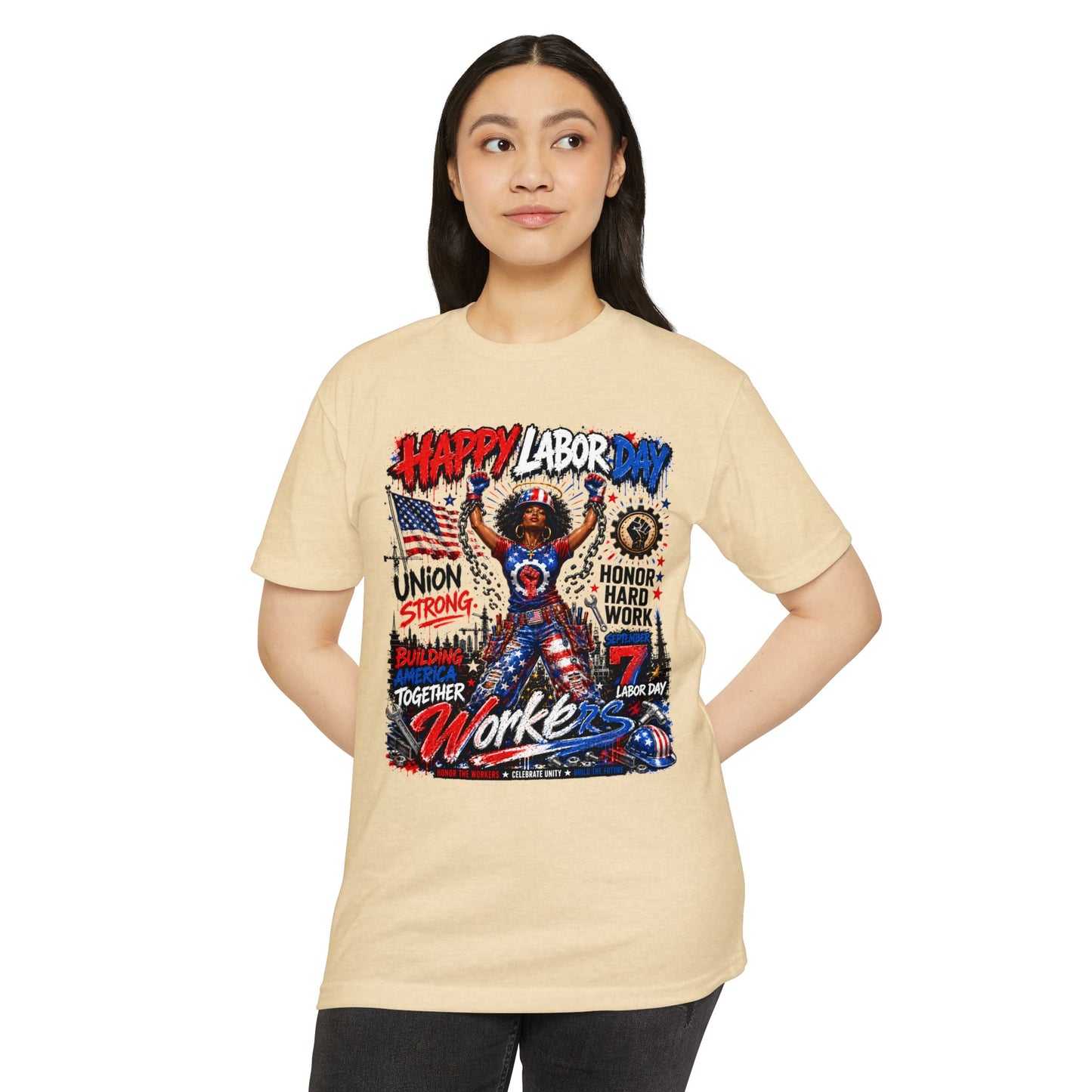 Happy Labor Day Workers T-Shirt — Union Strong, Honor Hard Work Tee