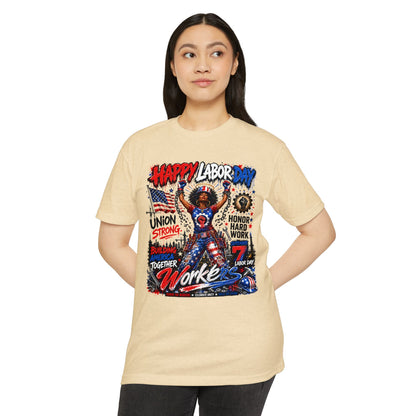 Happy Labor Day Workers T-Shirt — Union Strong, Honor Hard Work Tee