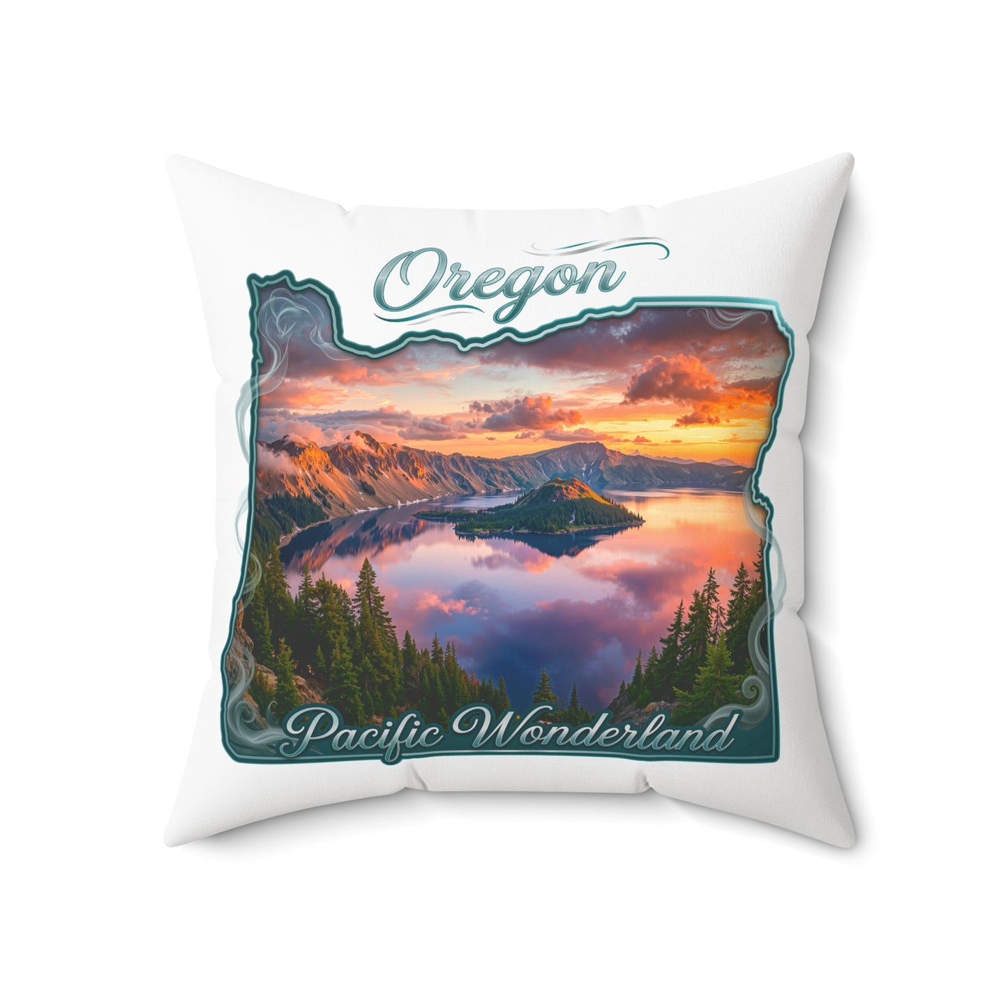 Spun Polyester Square Pillow