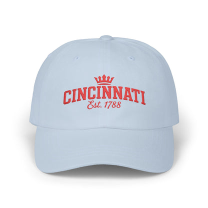 Cincinnati Classic Dad Cap – Embroidered 'Cincinnati Est. 1788' Crown Hat