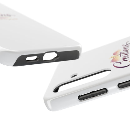 Tough Phone Case - "Creations by Donece" Logo Protective Cover
