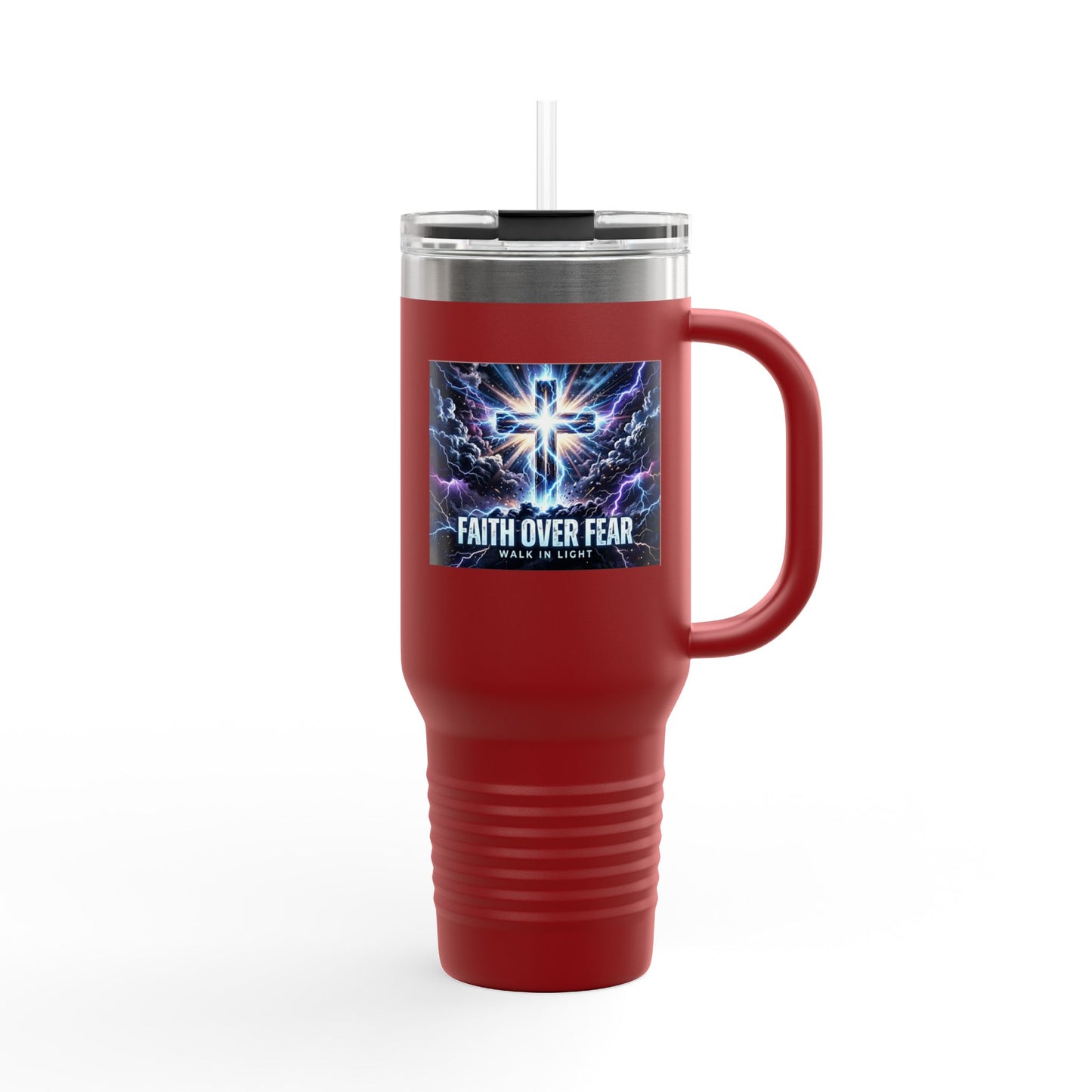 Faith Over Fear 40oz I Stainless Steel Tumbler