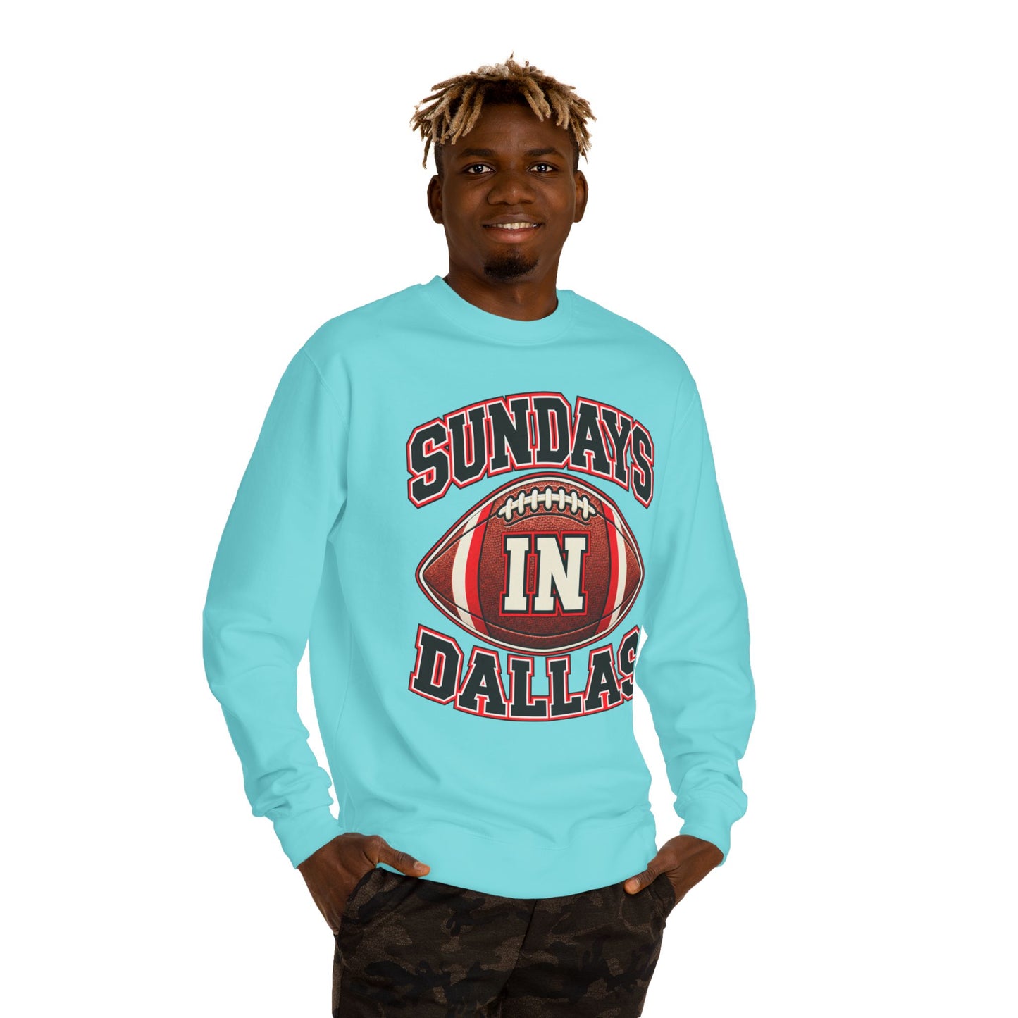 Sundays in Dallas Football Sweatshirt