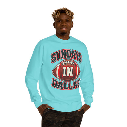 Sundays in Dallas Football Sweatshirt