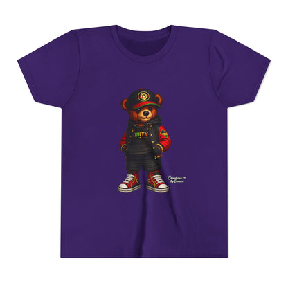 Youth Tee — 'Unity' Streetwear Teddy Bear Graphic Shirt