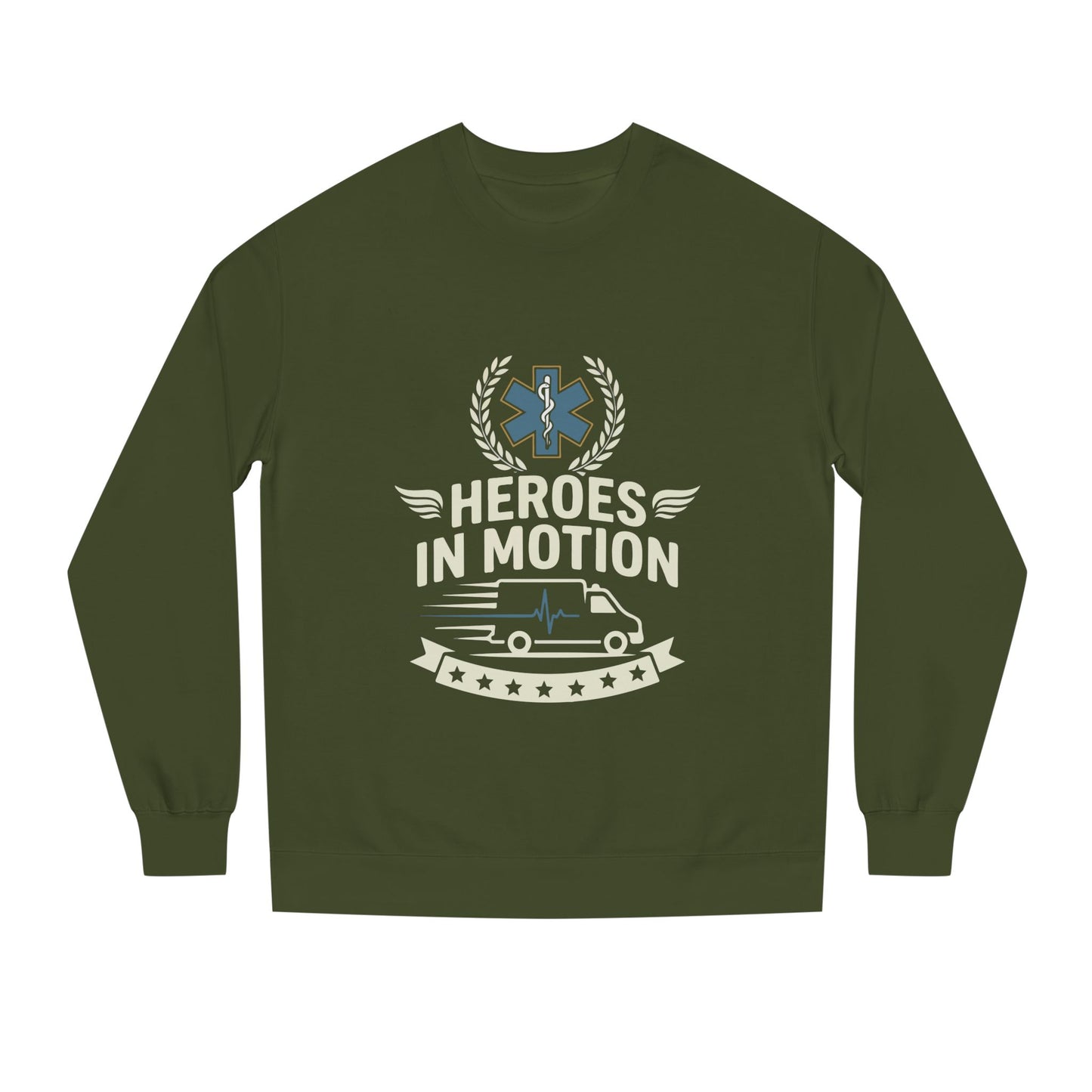 Heroes In Motion Sweatshirt — EMS Paramedic Tribute Crewneck
